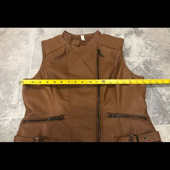 🎉HP🎉💥My Beloved🔥Juniors Moto Vest💥Measurements in Photos💥 - Picture 11 of 15